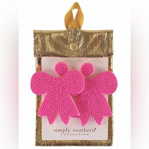 Simply Southern Pink
Jewel Bow Earrings